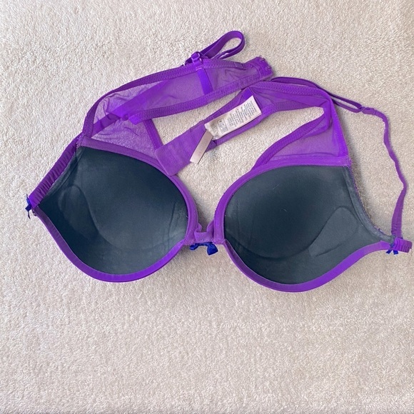 LA Senza Purple Push Up Bra With Padding 36A - Picture 10 of 12